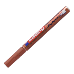 brauner Edding Marker mit einer Spitze von 1 bis 2 mm. Geeignet für verschiedene Oberflächen.