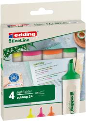 EDDING Leuchtmarker Ecoline 24 Neon 4 Stück mehrere Farben