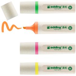 EDDING Leuchtmarker Ecoline 24 Neon 4 Stück mehrere Farben