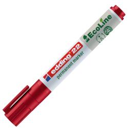 EDDING Permanentmarker 22 Ecoline Keilspitze 1-5 mm rot