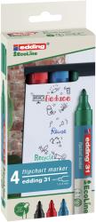 EDDING Flipchartmarker-Set 31 Ecoline Rundspitze 1,5-3 mm mehrere Farben