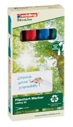 EDDING Flipchartmarker-Set 32 Ecoline Keilspitze 1-5 mm mehrere Farben