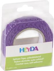 HEYDA Spitzen-Tape 15 mm x 2 m flieder