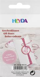 HEYDA Geschenkbox 16,5 x 7 cm 6 Stück creme
