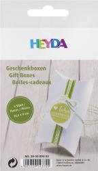 HEYDA Geschenkbox 18,5 x 9 cm 6 Stück weiß