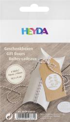 HEYDA Geschenkbox 18,5 x 9 cm 6 Stück creme