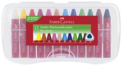 FABER-CASTELL Jumbo Wachsmalkreiden 12 Stück mehrere Farben