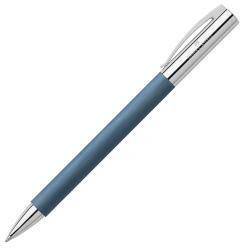 FABER-CASTELL Kugelschreiber Ambition Edelharz B blau