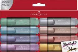 FABER-CASTELL Textmarker TL 46 metallic 8er Set mehrfarbig