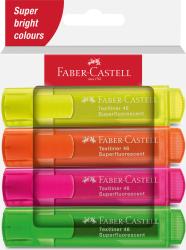 FABER-CASTELL Textmarker TL 46 Neon Superfluorescent 4er Etui