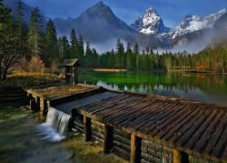 RAVENSBURGER Puzzle Schiederweiher bei Hinterstoder 1000 Teile   