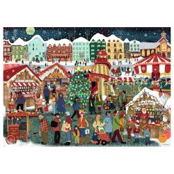 RAVENSBURGER Puzzle Christmas Market 1000 Teile bunt