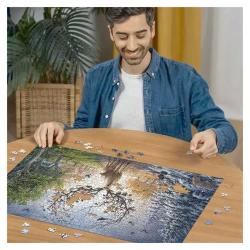 RAVENSBURGER Puzzle Der magische Hirsch und die vier Jahreszeiten 1000 Teile bunt