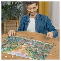 RAVENSBURGER Puzzle Verträumte Fahrräder in Amsterdam 1000 Teile bunt