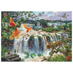 RAVENSBURGER Puzzle Fantastischer Wasserfall 1000 Teile bunt