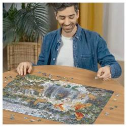 RAVENSBURGER Puzzle Fantastischer Wasserfall 1000 Teile bunt