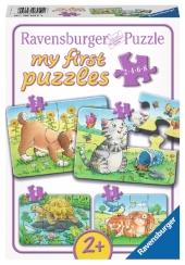 Niedliche Haustiere (Kinderpuzzle) 