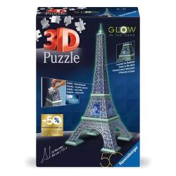 RAVENSBURGER 3D Puzzle Eiffelturm Glow-in-the-Dark Edition 216 Teile