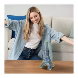 RAVENSBURGER 3D Puzzle Eiffelturm Glow-in-the-Dark Edition 216 Teile