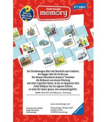 Wieso? Weshalb? Warum? Fahrzeuge memory (R) (Kinderspiel) 