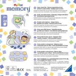 RAVENSBURGER Memory "My First Memory" 24 Bildkarten bunt