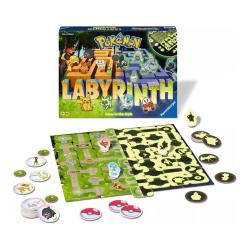 RAVENSBURGER Brettspiel Pokémon Labyrinth Glow in the Dark bunt