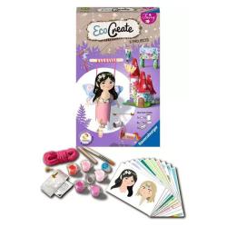 RAVENSBURGER Bastel-Set EcoCreate Sparkle with the Fairies bunt