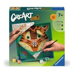 RAVENSBURGER CreArt Malen nach Zahlen Tiger