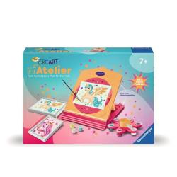 RAVENSBURGER CreArt Neon Atelier Malen nach Zahlen Einhorn