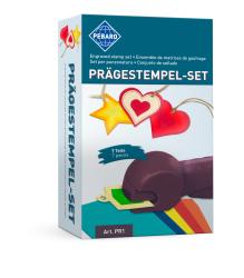 PEBARO Prägestempel-Set mit Prägepistole und 6 Einsätze