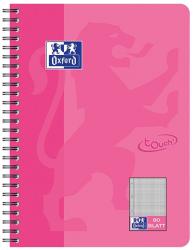 OXFORD Collegeblock Touch B5 80 Blatt kariert rosa