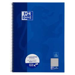 OXFORD Collegeblock A4+ kariert 80 Blatt blau