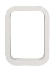 Verpackung für eine rechteckige Gießform für Vasen. Enthält eine Silikonform und zeigt Beispiele für fertige Vasen.
