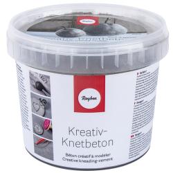 RAYHER Kreativ-Knetbeton im Kübel 1,5 kg