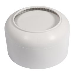 Verpackung für eine Silikon-Gießform in Form einer Schale. Die Schale hat eine geriffelte Oberfläche und ist für Dekorationsideen gedacht.