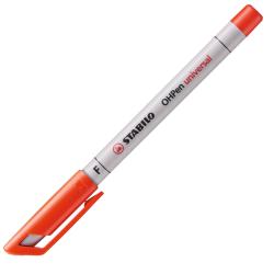Set von vier Filzstiften in den Farben Blau, Rot, Grün und Schwarz. Die Stifte haben eine feine Spitze von 0,7 mm.