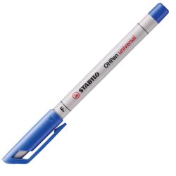 Set von vier Filzstiften in den Farben Blau, Rot, Grün und Schwarz. Die Stifte haben eine feine Spitze von 0,7 mm.