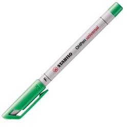 Set von vier Filzstiften in den Farben Blau, Rot, Grün und Schwarz. Die Stifte haben eine feine Spitze von 0,7 mm.