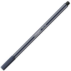 Dunkelblauer Filzstift mit abnehmbarer Kappe. Der Stift hat eine feine Spitze.