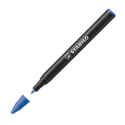 Packung mit sechs blauen Nachfüllminen für den Stabilo EASYoriginal. Die Minen haben eine Strichstärke von 0,5 mm.