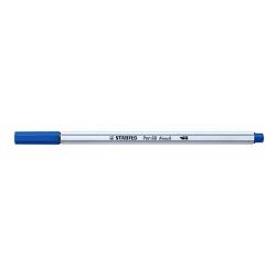 STABILO Filzstift mit Pinselspitze Pen 68 ultramarinblau