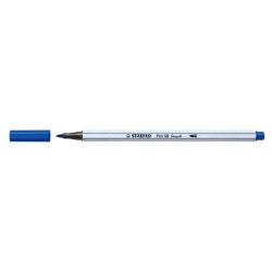 STABILO Filzstift mit Pinselspitze Pen 68 ultramarinblau