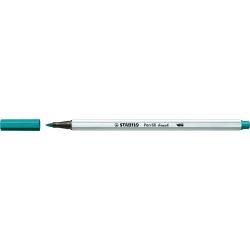 STABILO Filzstift mit Pinselspitze Pen 68 brush türkisblau