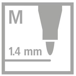 STABILO Metallic-Filzstift Pen 68 metallic, 6er Pack 