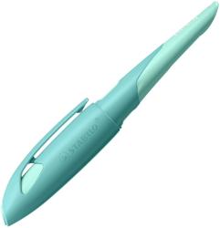 Türkisfarbener Textmarker mit einer spitzen Schreibfläche. Der Körper hat eine ergonomische Form.