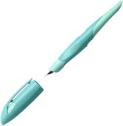 Türkisfarbener Textmarker mit einer spitzen Schreibfläche. Der Körper hat eine ergonomische Form.