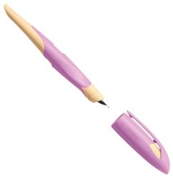 Lila Textmarker mit beige farbener Spitze. Ergonomisches Design mit Clip.