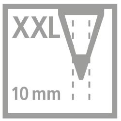 Set mit 18 bunten Stiften und einem Pinsel. Stifte sind vielseitig und können auf Glas verwendet werden.