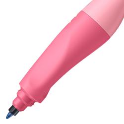 Rosa Nachfüllbarer Tintenroller mit ergonomischem Design. Geeignet für verbessertes Schreiben.