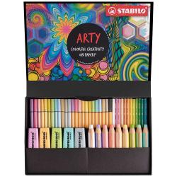 STABILO Arty Creative Set Pastel 50 Stück mehrere Farben